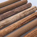 Wood And Stone Planks With Natural Textures For Interior Decoration