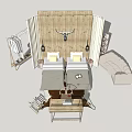 Modern Spherical Hotel Building With Transparent Exterior And Wooden Frame Structure