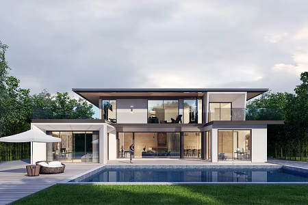 Modern Villa Villa 3d model