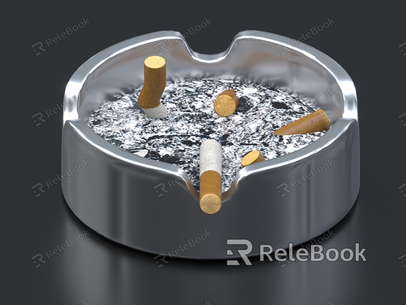 Ashtray Cashend Ornaments model