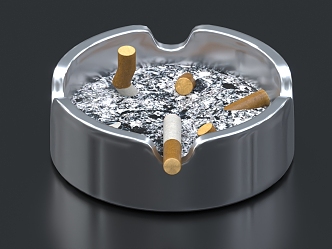 Ashtray Cashend Ornaments 3d model