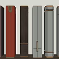 New Chinese Style Pillar Decorative Column 3d model