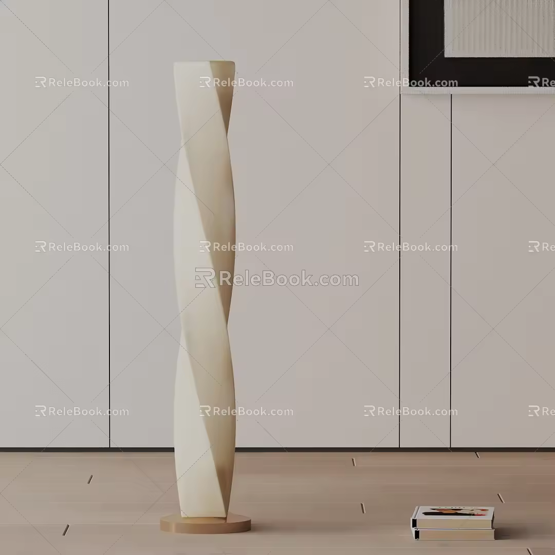 Modern floor lamp 3d model