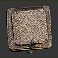 Practical Natural Woven Storage Boxes Stackable with Handles for Home Organization