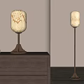 New Chinese Style Table Lamp Floor Lamp 3d model
