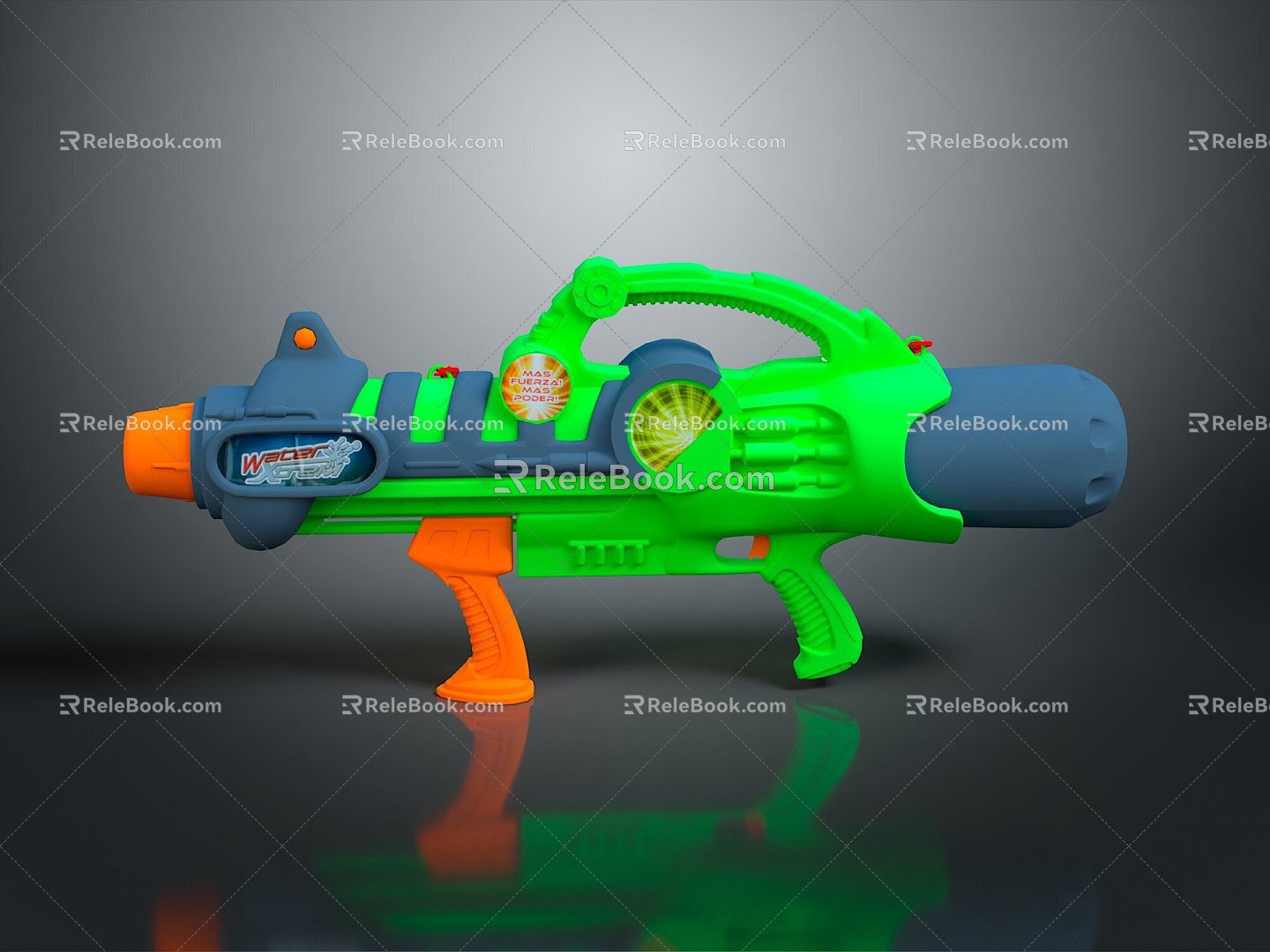 Toy gun bubble gun water gun children's toy toy children's toy gun toy water gun pistol 3d model