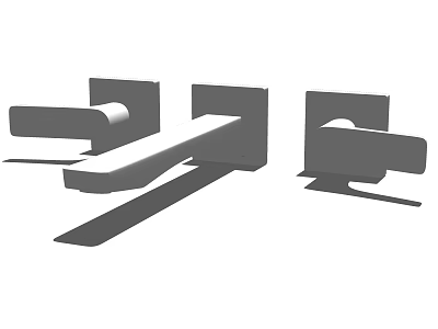 Modern Faucet Design With Sleek Structure And Multiple Angles 3d model
