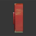 Red Coca Cola Commercial Vending Machine With Vintage Design And Beverage Dispenser