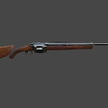 Rotating shotgun 3d model