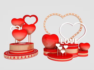 Modern Beauty Chen Valentine's Day Beauty Chen 3d model