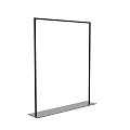 Floor Standing Black Clothes Hanger With Frame Structure And Bottom Tray 3d model