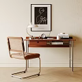 Middle Style Desk 3d model