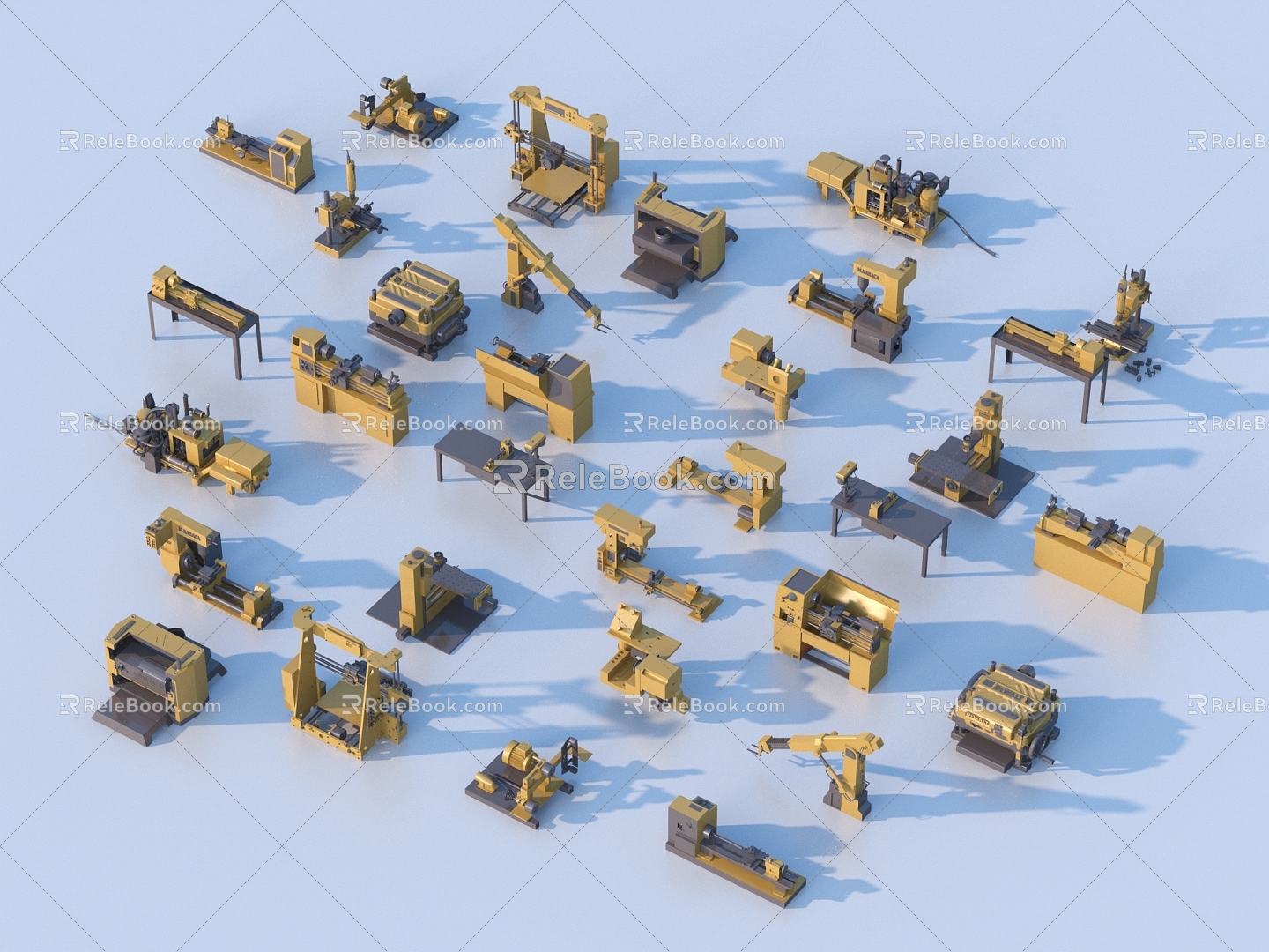 Machinery Machine tools Machine equipment 3d model