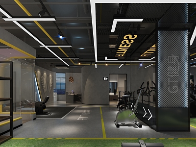 Gym 3d model