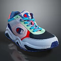 Champion Lifestyle Sneakers With Multicolor Design Mesh Upper And Sporty Comfortable Sole