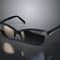 Modern Fashionable Sunglasses For Everyday Use With Black Frame And Reflective Lenses