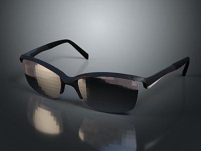 glasses sunglasses glasses near vision presbyopic glasses realistic 3d model