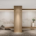 New Chinese-style Entrance 3d model