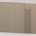 Wooden background wall 3d model