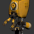Modern Robot Toy Handmade Suggested Robot 3d model