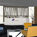 Elegant Modern Reception Area In ASHWOOD TOWER With Marble Wall Desk And Seating