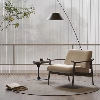 Modern Sofa Chair Leisure Chair 3d model