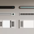 Modern Household Devices Including Ventilation Panels And Control Units With Sleek Design