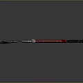 Industrial Shovel With Black Handle Red Grip And Heavy Duty Metal Blade