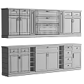 Functional And Stylish Kitchen Cabinets With Diverse Door Drawer Designs And Modern Hardware