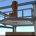 Industrial Equipment Metal Frame Structure With Precise Measurement Dimensions