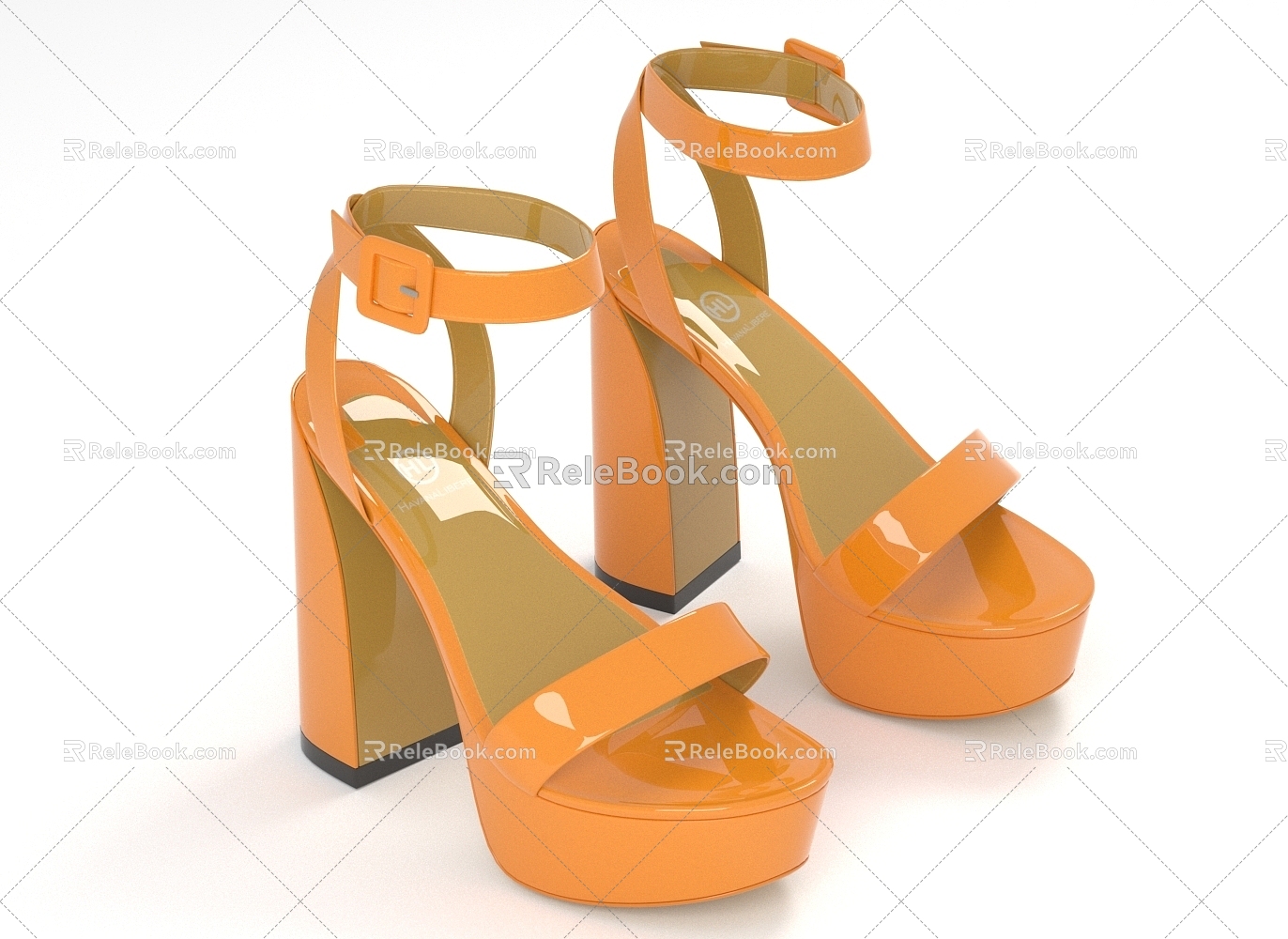 Platform high heels sandals women's shoes shoes model