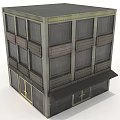 Multi Story Building Architectural Design Featuring Windows Facade and Entrance Awning