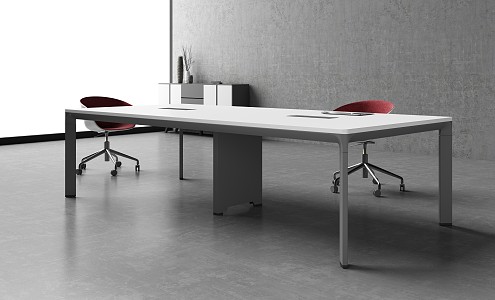 Modern Conference Table and Chair Office Conference Table 3d model