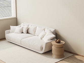 Modern double sofa 3d model