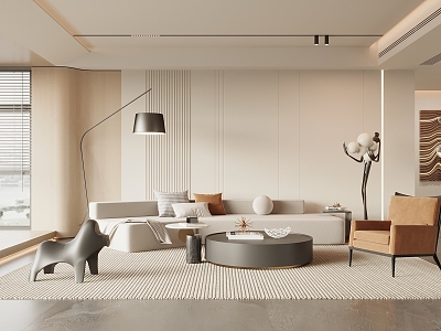 modern living room model