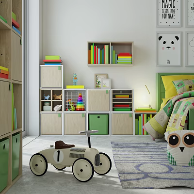 Modern Storage Cabinet 3d model