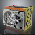 3.5 Inch Storage Drive Electronic Device With High Capacity Data Storage Performance