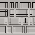 modern floor-to-ceiling windows windows 3d model