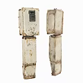Rusty Metal Enclosures For Old Electrical Equipment Industrial Design