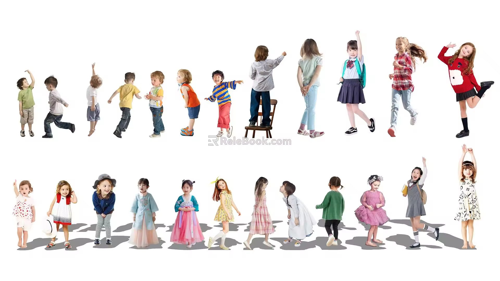 Modern Multiplayer Characters 3d model