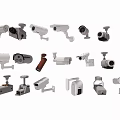 Surveillance camera combination 3d model