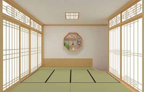 Japanese Tatami Bedroom Tatami 3d model