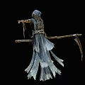 Death Scarecrow Sickle 3d model