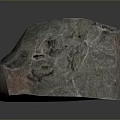 Rough Natural Wood Stone With Distinctive Texture And Red Gray Color For Decorative Projects