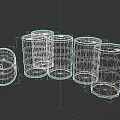 Various Colored Industrial Storage Drums for Oil and Chemical Storage
