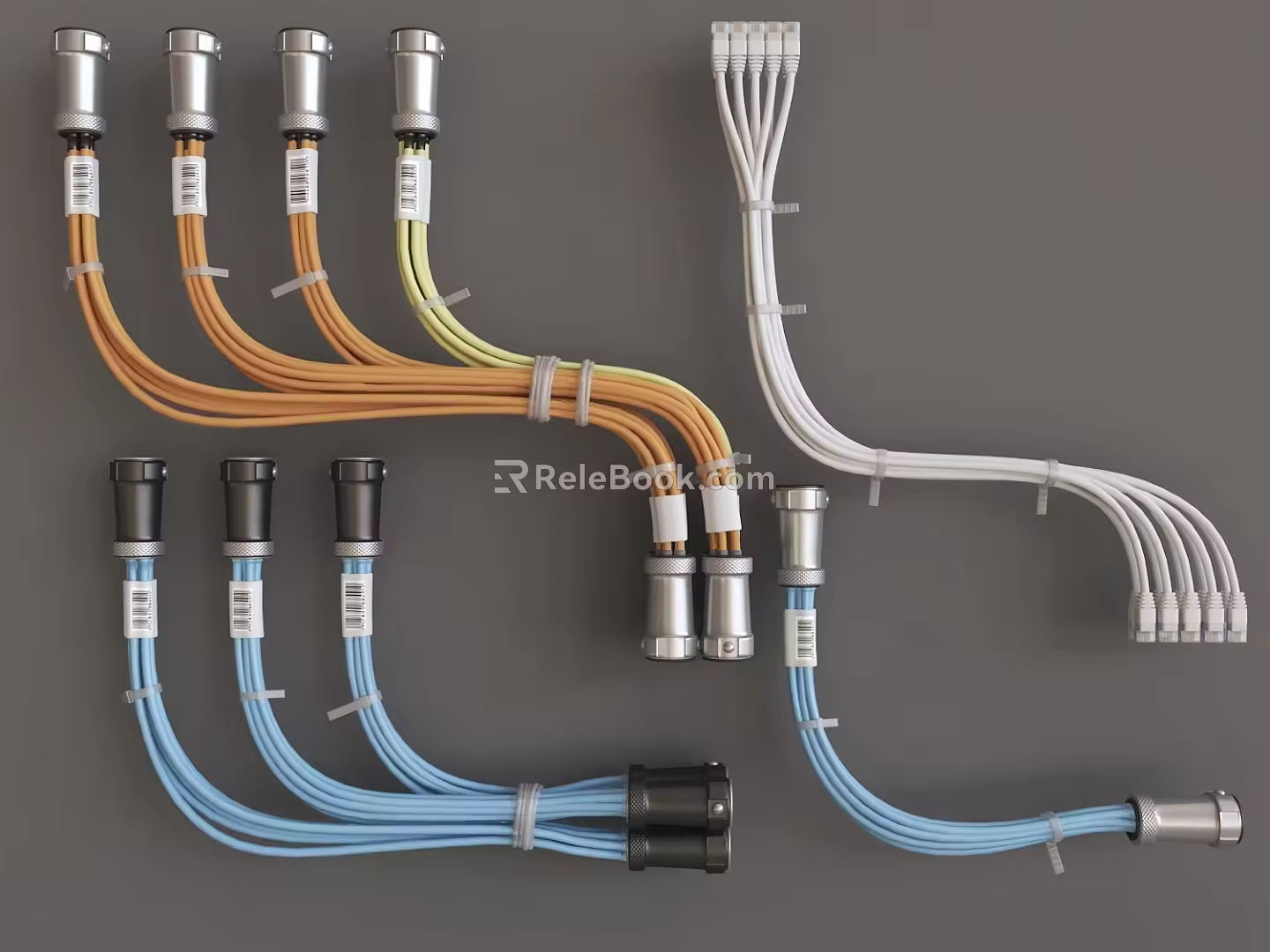 Data line Network cable interface plug 3d model