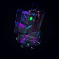 Sci-fi Grenade Game Sci-fi Weapon Grenade Bomb Props 3d model