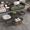 Modern Coffee Table Square Coffee Table Letters Coffee Table Marble Coffee Table Coffee Table Ornaments 3d model