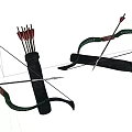 Modern Bow Old Bow and Arrow 3d model