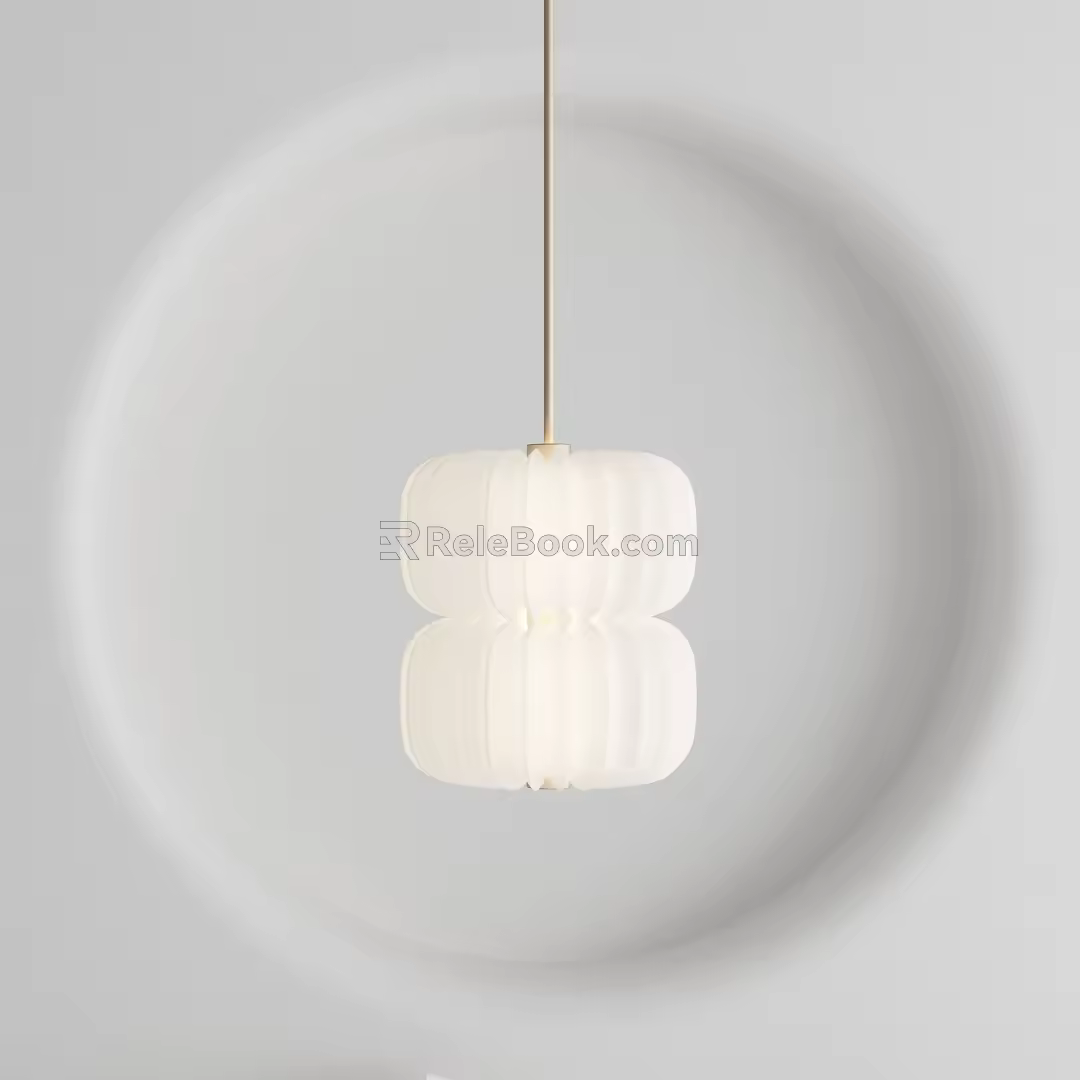 Modern chandelier 3d model